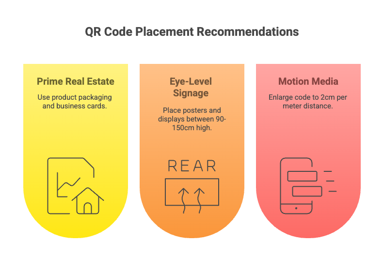 QR Code Placement Recommendations